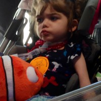 Teagan makes a Fishy Face