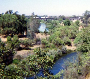 Highway 99 bridge over the San Joaquin River in Fresno